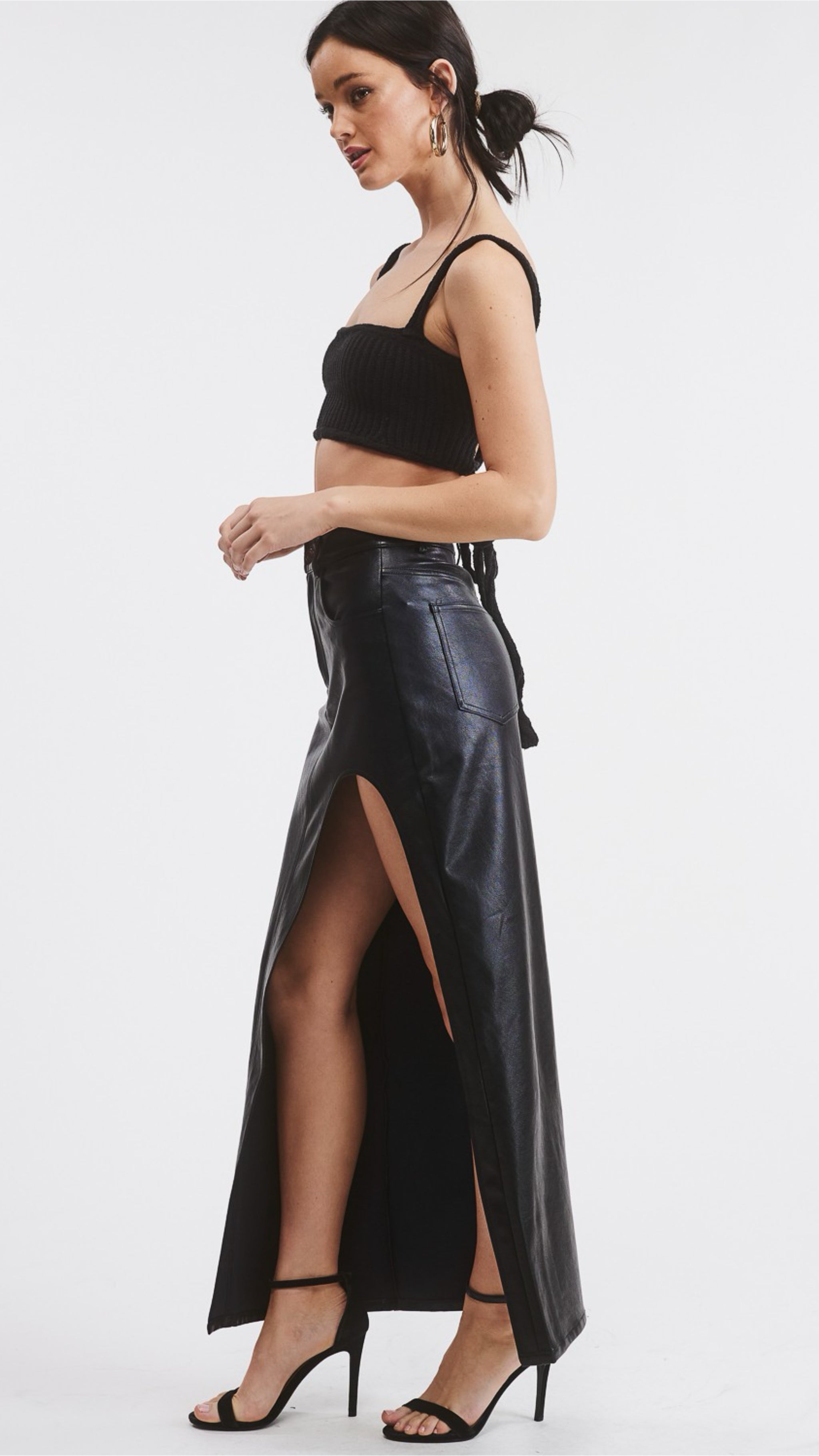Paola Vegan leather skirt